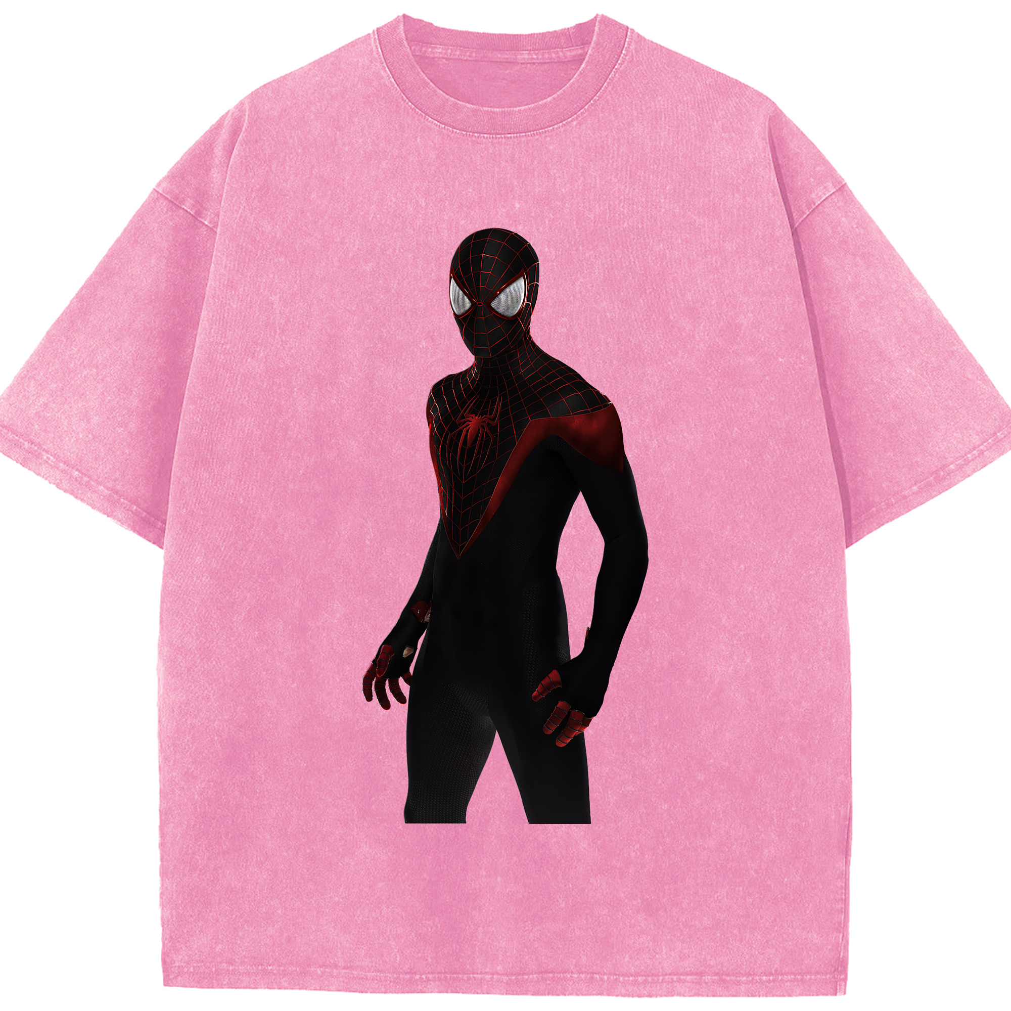 （画像用） Spider Man スパイダーマン 綿100% ヴィンテージ風 半袖Tシャツ（フロントプリント）